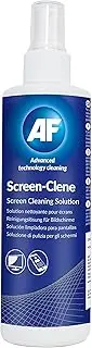 AF Screen Clene Cleaning Spray 250ml - for Mobile Phones, TV's, Laptops, Monitors, LED, LCD, Plasma & Tablets, Clear,