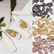 50PCS Flat Back Crystal 3D Mixed AB Nail Art Phone Case Decoration Bead DIY NH4