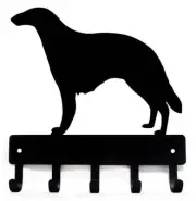 Borzoi Dog Key Rack/ Leash Hanger Made in USA