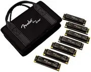 Fender Blues Deville Harmonica, 7-Pack with Case