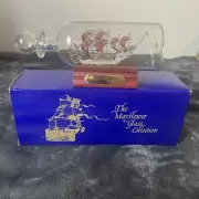 HMS Victory Nelson Flagship 1805 Ship In Bottle Mayflower Glass Collection