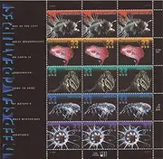 US Stamp - 2000 Deep Sea Creatures - 15 Stamp Sheet #3439-43