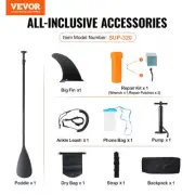Inflatable Stand Up Paddle Board 323x83x15cm Complete Kit for Youth and Adults