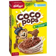 Kellogg's Coco Pops Chocolatey Breakfast Cereal 375g