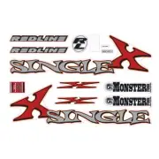 Redline - 2000 - Single X - Decal set - Old school bmx