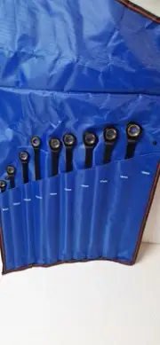 Workpro Extended 9 Pcs Box End Ratcheting Wrench 8mm-18mm