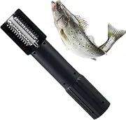 Automatic Fish Cleaner - Seafood Cleaning Tool, Fish Scaler Brush | Stainless Steel Scraper with Ergonomic Handle Grip, Anti Slip Design Cleaner, Electric Waterproof Peeler Scaler for Catfish Fishing