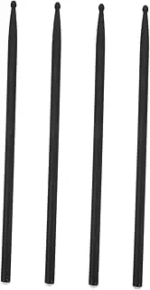 YARNOW 4pcs Carbon Fiber Drumsticks Durable Performance Drum Sticks for Beginners Professionals Comfortable Grip Percussion Accessories Lightweight Portable Drumming Tools