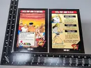VTG Original SNK Neo Geo Mini Marquee Fatal Fury How To Play Instruction Display