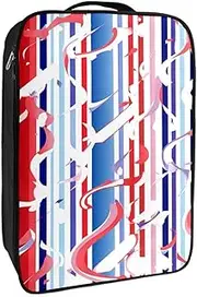 [YTYVAGT] Shoe Bags for Travel,Travel Shoe Bags for Packing,Shoe Travel Bag,Blue and Red Stripes Pattern