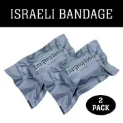 LINE2design Israeli 4” Emergency Compression Bandage - First Aid Dressing 2 Pack