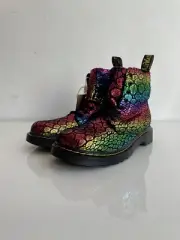 Dr. Martens 1460 Pascal J Suede Metallic Boots (Rainbow) US 5 Women’s Pride