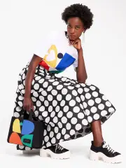 Art Dots Jacquard Skirt