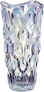 Flower Vase for Decor Glass Colorful Vase 11.8" Tall