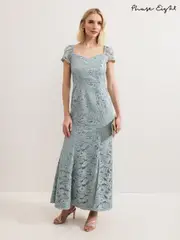 Phase Eight Blue Phia Tux Lace Dress (F41887) | $759