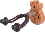 Yardwe Wooden Guitar Durable Hook Stand for Acoustic Electric and Bass Guitars Easy Installation Stylish Design Practical Wall Mount for Home Display