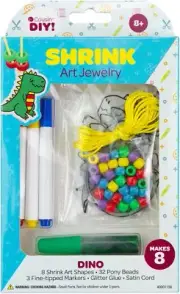 CousinDIY Shrink Art Kit-Dinosaur