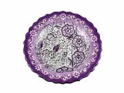 18 cm Turkish Plate New Millenium Collection Purple