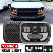 5x7" 7X6" LED Headlight Turn signal For Chevy Express Cargo Van 1500 2500 3500 (for: Peugeot)