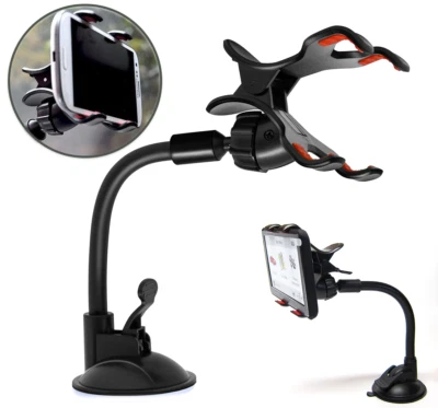Flexible Car Windshield Suction Mount Holder For Magellan RoadMate 5320-LM GPS