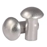 Metric M5 304 Stainless Steel Button Round Head Solid Rivet GB867
