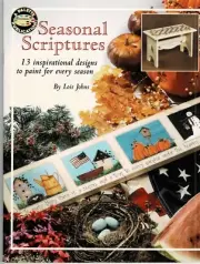 SEASONAL SCRIPTURES PAINTING BOOK-13 DESIGNS FOR EVERY SEASON-BY LOIS JOHNS