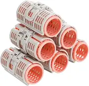 BESTYASH 6Pcs Hair Rollers Spring Curlers for Wavy Hairstyles Hairdressing Curlers with Styling Clips for Creating Volume and Defined Curls