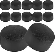 Abaodam 12pcs Plastic Foosball Rod Caps Protective Table Soccer Pole End Covers for Enhanced Stability for Home School Effortless Replacement to Extend Table Life