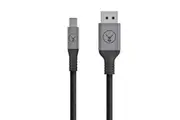Bonelk Mini Display Port to Display Port Male Gold Plated 3M Braided Cable BLK