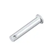 20Pcs Single Hole Clevis Pins 6mm-8mm Flat Head Zinc-Plating Solid Steel Pin