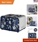 VQ Stainless Steel 4-Slice Toaster: Custom Heat & Auto-Centering Slots