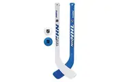 Franklin Sports Mini Hockey Stick and Ball Set - Play Knee Hockey Anytime - Kids Knee Hockey Set - Includes 2 Mini Sticks and 2 Foam Balls - NHL