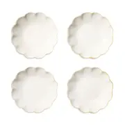 Aerin Scalloped Appetizer Plates, Set of 4