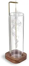 YHAOEN Incense Holder, Insence- Stick Holder [Anti-Ash Flying] with Removable Glass Ash Catcher Mess-Free Incense Burner Holder, Incense Stick Holder for Home Decor Yoga Spa, Unique Incense Burner