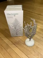NIB Dept 56 Lit Crystal Tree Village Accessories Battery Operated Item 809347