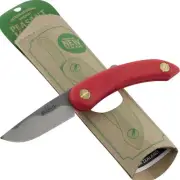 Svord Red Handles Mini Peasant Pocket Folding Knife New Zealand 149 Carbon Blade