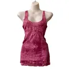 Intimately Free People Shirt Womans Large TankTop Pink Mauve 100% Modal Barbie