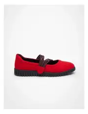 [Taking Shape] Elastic Flex Mary Jane Red/black