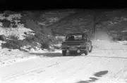 Marius Matheron and Piet Lataudrie NSU Prinz 1966 Rally Car Racing Old Photo 2
