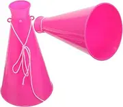 BRIGHTFUFU 1 Pair Portable Plastic Horn Toy Cheer Megaphones for Party Game Cheering Toys Megaphone for Sports Events Party Favor Noise Maker