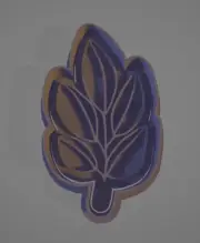 Leaf Branch Cookie Cutter and Embosser - 5cm x 8.9cm
