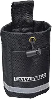 [AlveyTech] Unbreakable Universal Fabric Cup Holder - For Mobility Scooters, Transport Power Chair, Wheelchair, ATV, Walker, Stroller, Go-Kart, UTV, Cars, Boat, E-Bike Water/Drink Bottle Holders (Black)