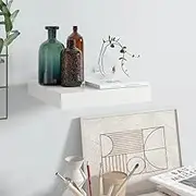 Floating Wall Shelf High Gloss White 23x23.5x3.8 cm MDF,Wall Shelves & Ledges 0.9KG-323739
