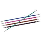 KnitPro "Zing" Metal Double Point Knitting Needles (15cm or 20cm Lengths)