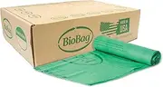 BioBag, The Original Compostable Bag, Kitchen Food Scrap Bags, ASTMD6400 Certified 100% Compostable Bags, Biodegradable Products Institute & VINCOTTE OK HOME Certified, Non GMO, 13 Gallon, 48 Count