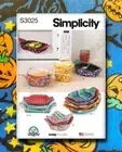 Simplicity S3025 Microwave Bowl Cozies Sewing Pattern new UNCUT 3025