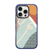 iPhone 16 Pro Impact Case MagSafe Compatible Shapes & Lines 1 by aLILscribble