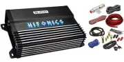 Hifonics A1200.4D 1200 Watt 4-Channel Class-D Compact Car Audio Amplifier & 4G A