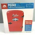 NIB Igloo Mini Fridge Beverage Refrigerator Home or Auto Red Holds 6 Cans Retro