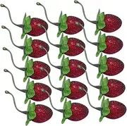 Unique Design 20pcs Artificial Fruit Simulated Raspberry Home Decor Prop for Party Supplies